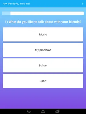 How well do you know me? android App screenshot 0