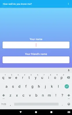 How well do you know me? android App screenshot 2