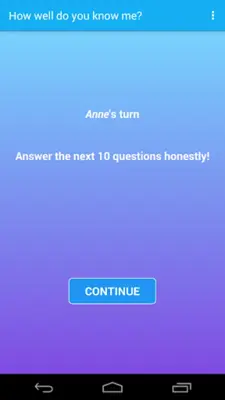 How well do you know me? android App screenshot 4